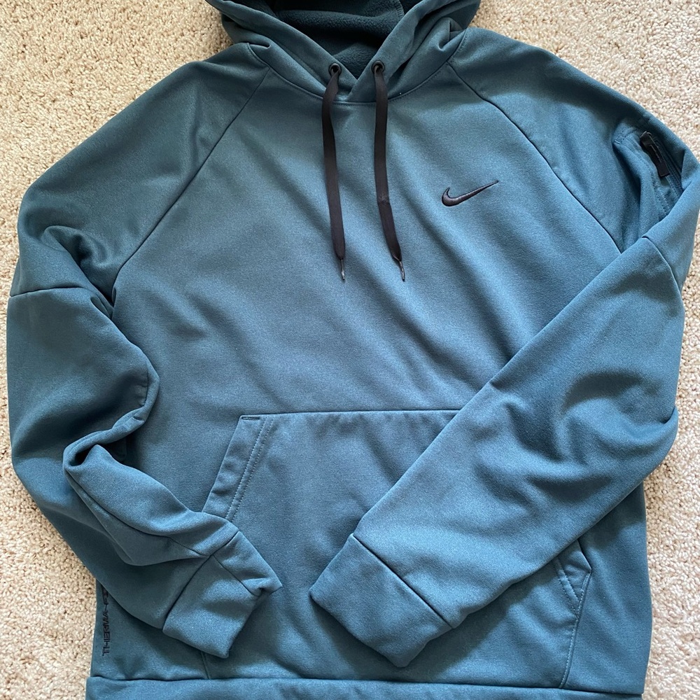 Nike Teal Therma Fit Pullover Hoodie
